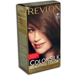 Revlon Colorsilk #41 Medium Brown KIT : Chemical Hair Dyes : Beauty