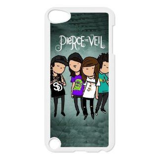 Pierce The Veil Custom Case for iPod Touch 5, VICustom iTouch 5 Protective Cover(Black&White)   Retail Packaging: Cell Phones & Accessories