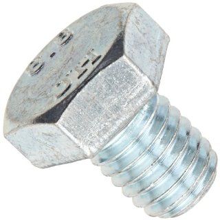 Class 8.8 Steel Cap Screw, Zinc Blue Chromate Plated Finish, Hex Head, External Hex Drive, Meets DIN 933/ISO 898, 10mm Length, Fully Threaded, M4 0.7 Metric Coarse Threads (Pack of 100): Cap Screws And Hex Bolts: Industrial & Scientific