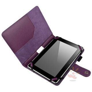 Everydaysource Compatible with  Kindle Fire HD 8.9 inch Purple Folio Leather Case Skin Cover Pouch Computers & Accessories