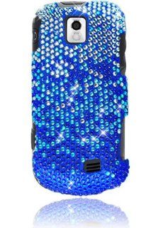 Samsung M910 Intercept Full Diamond Graphics Case   Blue Waterfall (Free HandHelditems Sketch Universal Stylus Pen): Cell Phones & Accessories