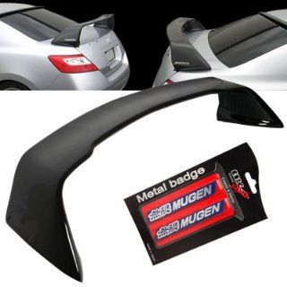 06 09 Honda Civic 2DR Coupe MUG Style Trunk Spoiler Wing with Emblems: Automotive