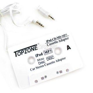 Topzone 2.5mm Car Audio Tape Cassette Adapter for CD / MD / MP3 / iPod / Nano / Touch : MP3 Players & Accessories