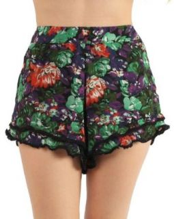 Jorge Without You Floral Short Women's 14 Multicolour at  Womens Clothing store: