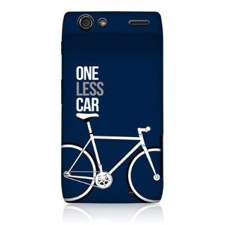 Head Case Designs One Less Car Fixed Gears Hard Back Case Cover For Motorola DROID RAZR XT910: Cell Phones & Accessories