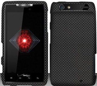 Carbon Fiber Design Hard Snap On Case Cover Faceplate Protector for Motorola Droid RAZR XT912 Verizon + Free Texi Gift Box: Cell Phones & Accessories