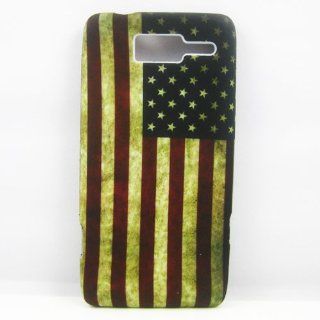New USA US Flag American Flag TPU Soft Case Cover Skin For Motorola XT890 RAZR i: Cell Phones & Accessories