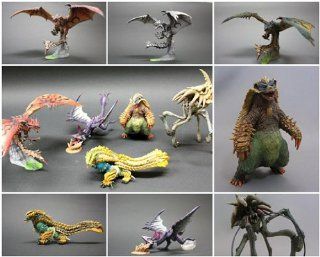 Monster Hunter Figure Builder Vol.1 Pre Painted PVC Trading Figure Box of 9: Toys & Games
