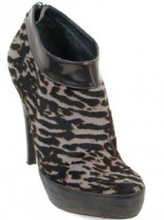 Donna Karan Collection Boots   Animal Print Pony Hair Booties  Condition: Excellent: Shoes