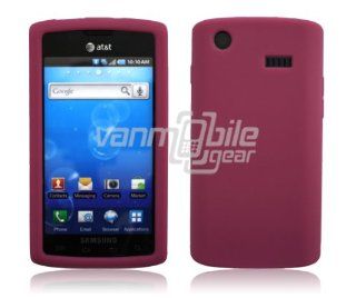 VMG Samsung Captivate i897 Silicone Skin Case Cover   ROSE RED Premium 1 Pc F: Cell Phones & Accessories