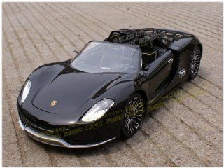 Radio Remote Control 1/14 Porsche 918 Spyder Sport R/C Model Car RC RTR (Black): Toys & Games