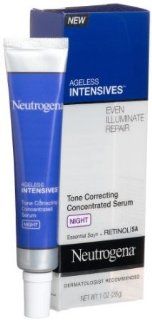 Neutrogena Ageless Intensives Tone Correcting Concentrated Serum Night, 1 Ounce : Facial Treatment Products : Beauty