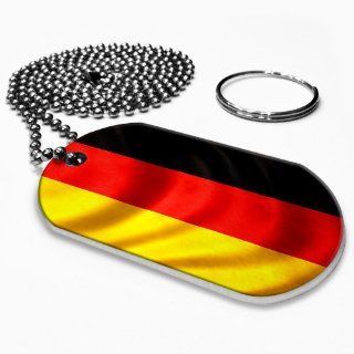 Dog Tag Necklace / Keychain with Flag of Germany: Everything Else