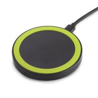 GMYLE Black Green Wireless Mini Charging Pad Mat Qi enabled Standard Charger (1000mA) for Nokia Lumia 920/920T/925/928/1020, LG Google Nexus 4/5/7 HD, Samsung Galaxy S4, iPhone 5 (US Plug): Cell Phones & Accessories