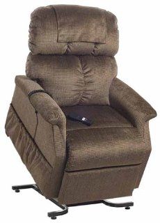 Electric Power Recline 3 Position Riser Lift Chaise Easy Motion Recliner Chair   PR 501L Comforter Large 375lb Capacity by Golden Technologies Palomino Tan Fabric   Adjustable Home Desk Chairs