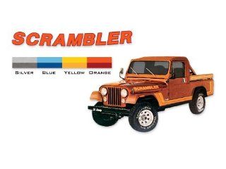 1981 1982 Jeep Scrambler CJ8 Decals & Stripes Kit   ORANGE Automotive