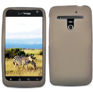 Soft Skin Case Fits LG VS910, MS910 Revolution 4G, Esteem Smoke Skin + LCD Screen Protective Film Verizon, MetroPCS: Cell Phones & Accessories