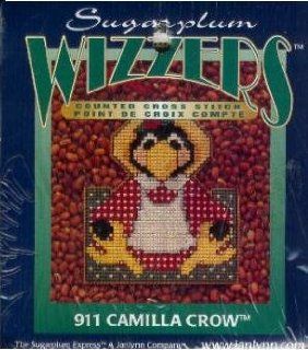Camilla Crow (Wizzers Counted Cross Stitch Kit, Sugarplum Wizzers, Janlynn #911)