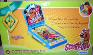 Scooby doo Soccer Star Tabletop Mini Pinball Machine: Toys & Games