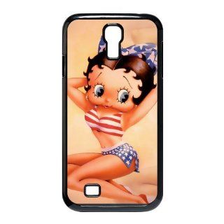 Betty Boop Samsung Galaxy S4 i9500 Case Cartoon Star Unique Cases Cover Buff: Cell Phones & Accessories
