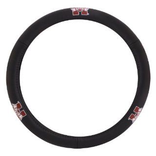 Pilot Automotive SWC 936 Mississippi State Collegiate Leather Steering Wheel Cover: Automotive