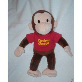 Russ Berrie Curious George with Red Shirt 16" Plush: Toys & Games