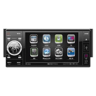 Soundstream VR535B 5.3 Multimedia Bluetooth : Car Stereo Single Din Dvd : Car Electronics