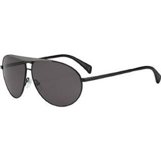 Giorgio Armani 919/S Men's Aviator Full Rim Sports Sunglasses/Eyewear   Shiny Black/Dark Gray / Size 63/10 135: Automotive
