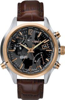 Timex Intelligent Quartz T2n942 Mens Indiglo World Time Watch: Watches