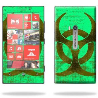 MightySkins Protective Skin Decal Cover for Nokia Lumia 920 Cell Phone AT&T Sticker Skins Biohazard: Cell Phones & Accessories