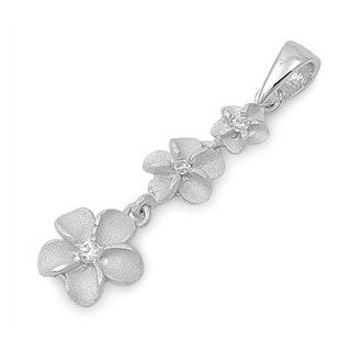 Tres Marias Flower Pendant 31MM Sterling Silver 925: Jewelry