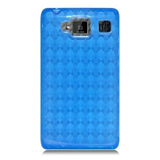 Motorola Droid RAZR MAXX HD XT926 Blue Flex Transparent Cover Case: Cell Phones & Accessories