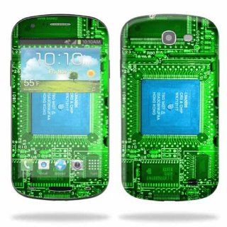MightySkins Protective Skin Decal Cover for Samsung Galaxy Express Cell Phone AT&T Sticker Skins Circuit Board: Electronics