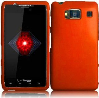 For Motorola Droid Razr HD XT926 Droid Fighter Hard Cover Case Orange: Cell Phones & Accessories