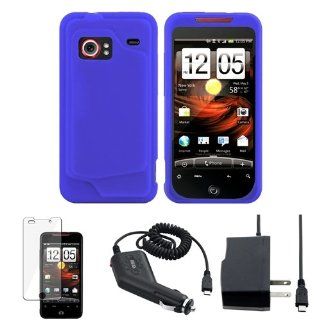 CommonByte FOR HTC DROID INCREDIBLE HOME+CAR CHARGER+SILICONE CASE: Cell Phones & Accessories