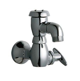 Chicago Faucets 952 CP Wall Mount Service Sink Faucet, Chrome   Touch On Bathroom Sink Faucets  