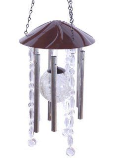 Exhart Crackle Glass Wind Chime, Battery Operated (Discontinued by Manufacturer) : Wind Noisemakers : Patio, Lawn & Garden