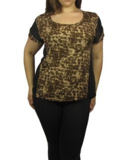 599fashion Women's Plus Size Short Sleeve Round Neck Top with Half Back at  Womens Clothing store: Fashion T Shirts