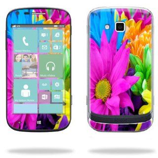 MightySkins Protective Skin Decal Cover for Samsung ATIV Odyssey SCH I930 Cell Phone Verizon Sticker Skins Colorful Flowers: Electronics