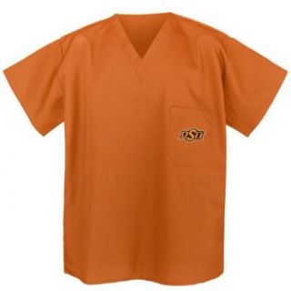 OSU Oklahoma State Scrubs Top Orange Shirt  OSU Cowboys Men Ladies Clothing