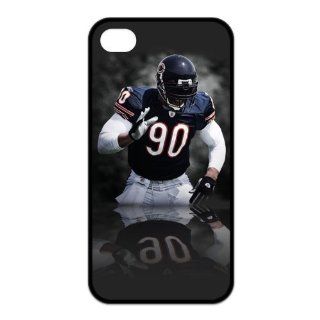 Sleek & Good protective NFL Famous Player Julius Peppers NO.90 of Chicago Bears Case for iPhone4/4s: Cell Phones & Accessories