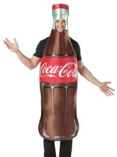 Coca Cocla Costume Classic Glass Bottle Style Full Body Theatrical Mens Costume: Clothing
