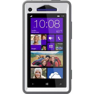 OtterBox Defender Series Case for HTC Windows Phone 8X   Retail Packaging   Glacier: Cell Phones & Accessories