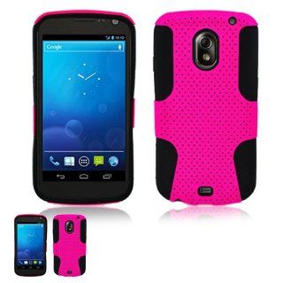 Samsung Galaxy Nexus I515 Pink and Black Hybrid Case: Cell Phones & Accessories