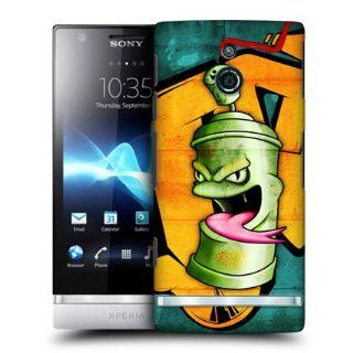 Head Case Designs Reptile Spray Can Monster Hard Back Case Cover for Sony Xperia P LT22i: Cell Phones & Accessories