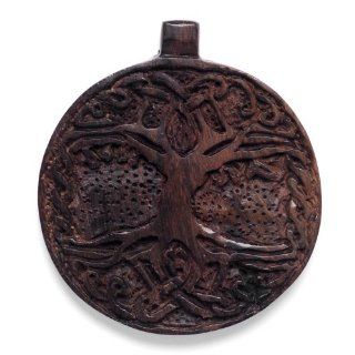 Tree of Life knowledge celtic wood wooden pendant necklace by 81stgeneration Jewelry