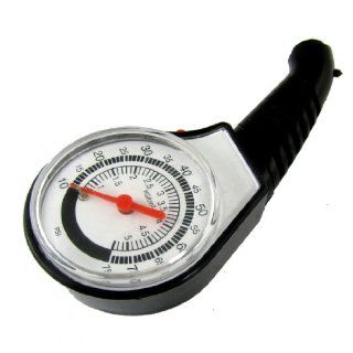 Car Truck Motorcycle Dial Shaped Tire Air Pressure Gauge: Automotive