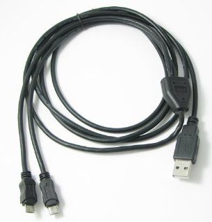 RND Dual Micro USB Splitter Cable allows you to Power up to 2 Micro USB Devices At Once including Samsung Smartphones (6 feet/black): Electronics