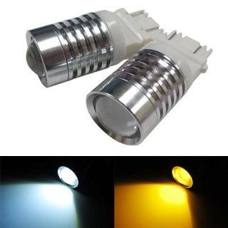 iJDMTOY Super Bright White/Amber High Power 3157 3357 3457 4157 Switchback LED Bulbs For Turn Signal Lights Automotive