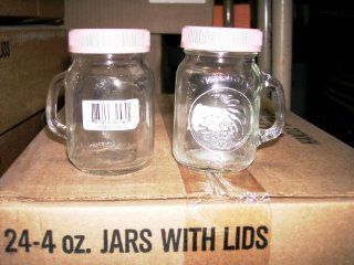 Case of 24 4 Oz. Salt and Pepper Shaker Jars: Kitchen & Dining